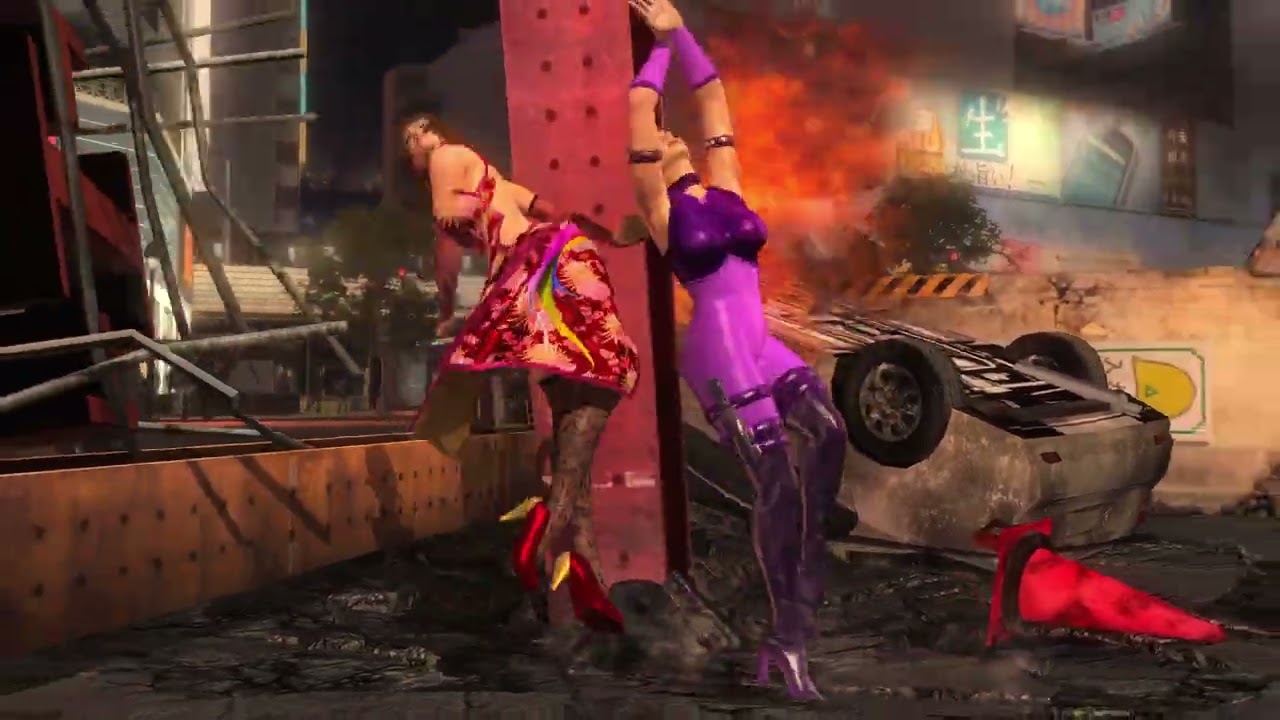 Dead or Alive 5 DOA 5: Anna Williams (Christie) vs Nina Williams (Helena) ( Tekken 3 mod )