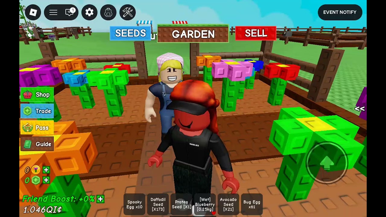 I Played Grow a garden Buttercup Quest Update #roblox #gag