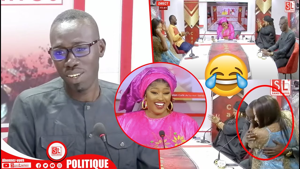 Câlin de Ngoné,Ibrahima Sall expl0se le plateau Café Actu..Fou rire de  Pa Ousmane,Nabou & Mamy Samb