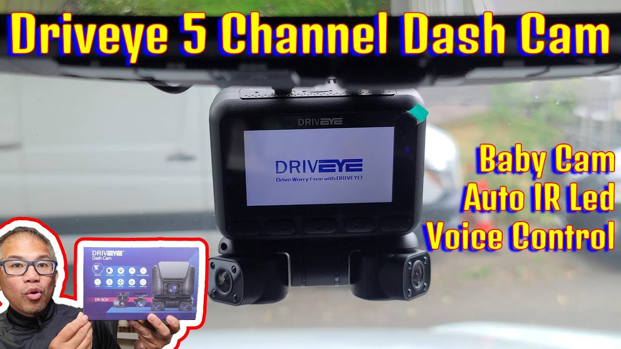 How to install Driveye D9 5 Channel Dash Cam