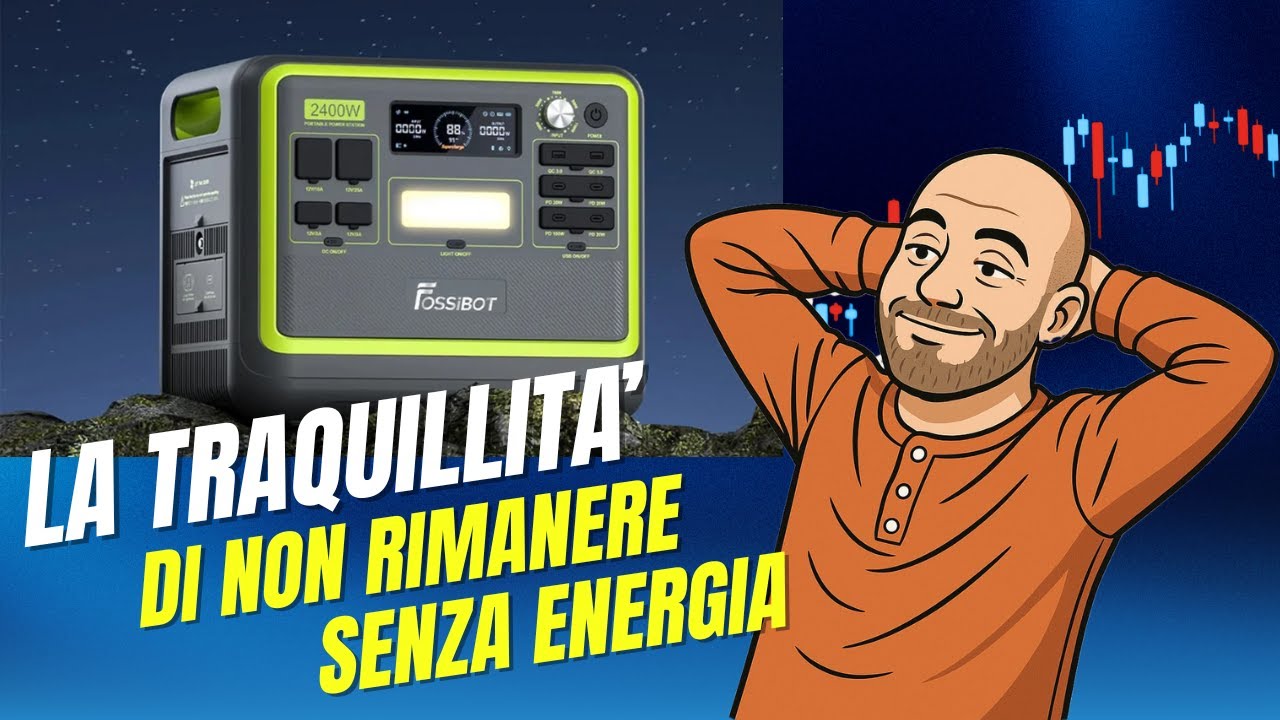 UNA POWER STATION PER TUTTI I GIORNI!!! FOSSIBOT F2400, ECONOMICA, POTENTE, AFFIDABILE !!!