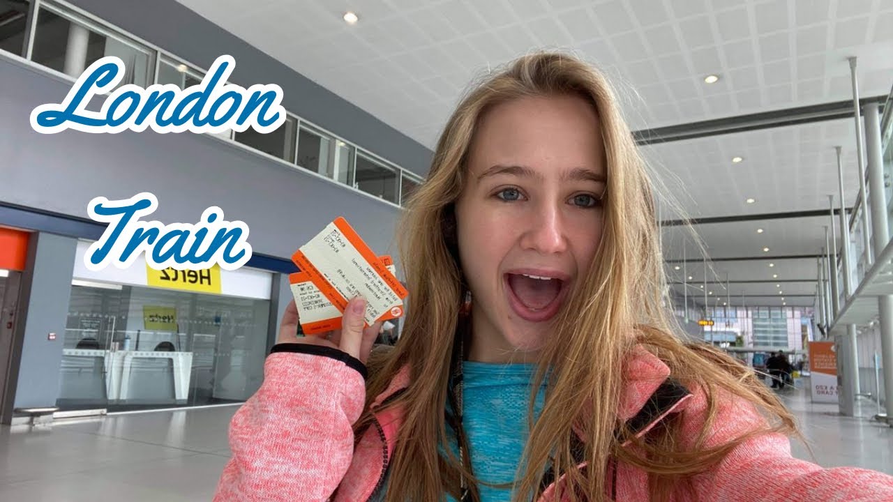 AMERICAN CATCHING THE TRAIN FOR THE FIRST TIME IN THE UK 🇬🇧