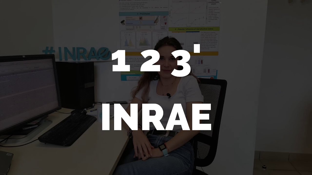 1 2 3' INRAE – Stacy Rousse, doctorante en génétique animale et épigénétique