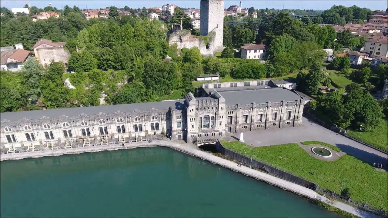 Centrale Idroelettrica Taccani Trezzo Sull'Adda Drone DJI Video 4K