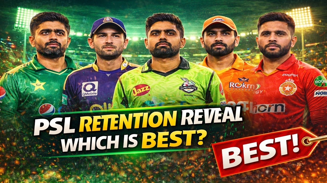PSL Player Retention and Selection, Detail analysis. Which one have better Retention and mindset.