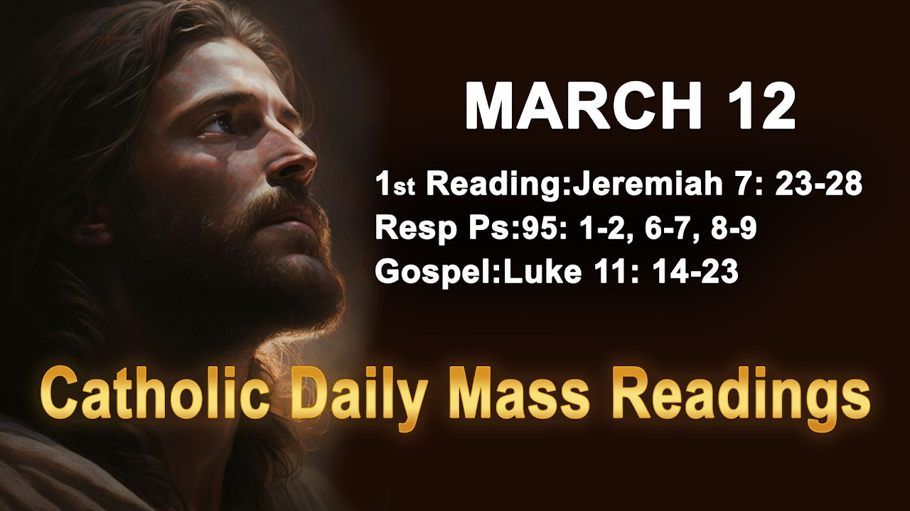 Ежедневные чтения католической мессы на сегодня, четверг, 12 марта 2026 года.
