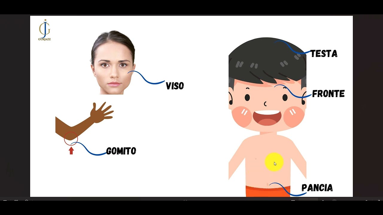 PART DEL CORPO ਸਰੀਰ ਦੇ ਅੰਗਾਂ ਦੇ ਨਾਮ LESSON 20 | FREE ITALIAN LESSON #Gurjazz@patentetips