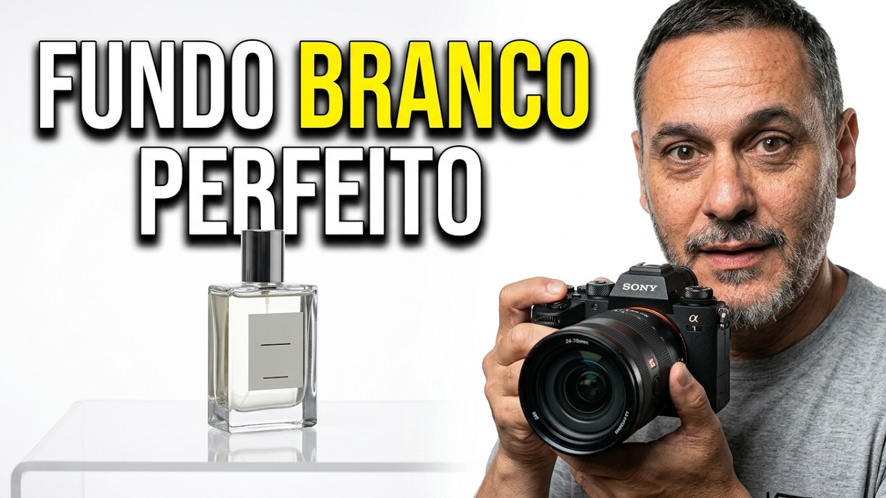 Como fotografar produto com fundo branco: Tutorial completo para e-commerce!