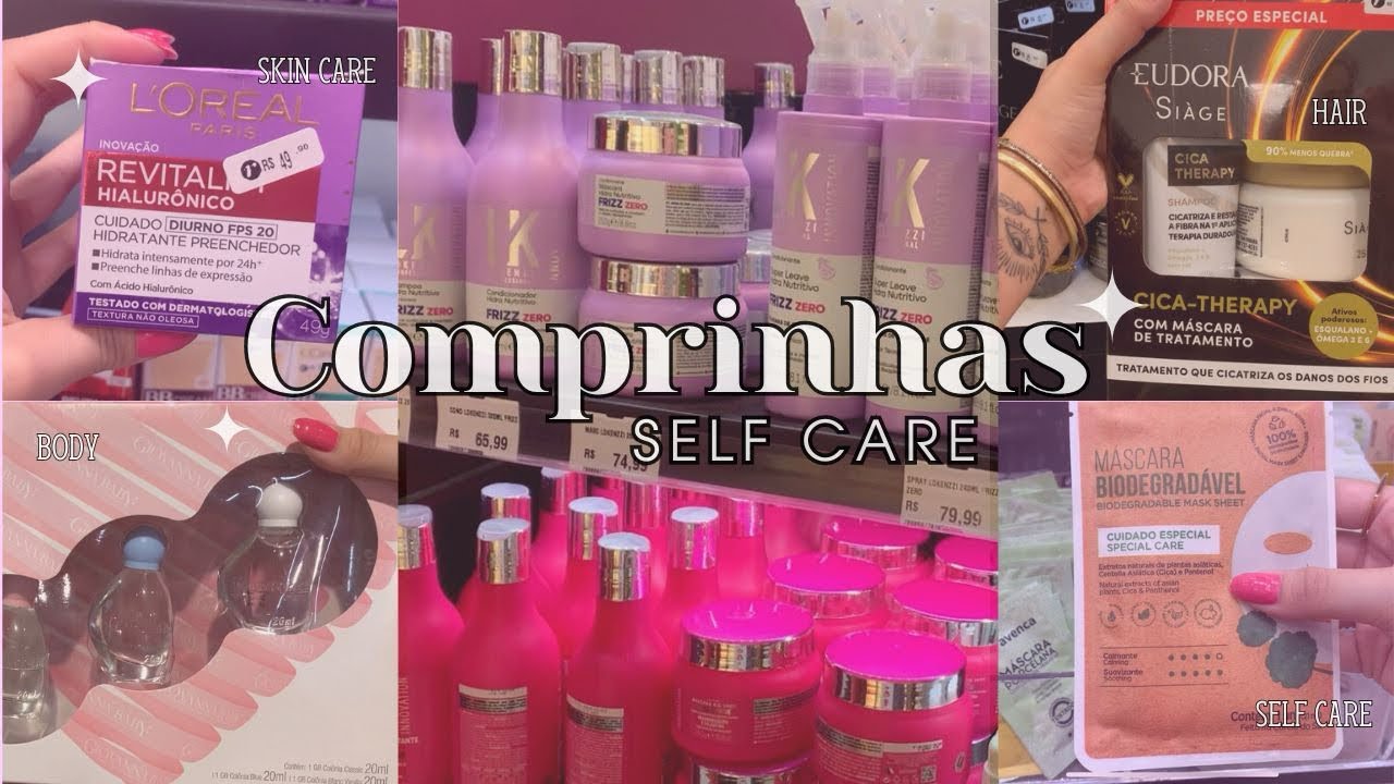 VLOG COMPRINHAS DE AUTOCUIDADO/SKINCARE
