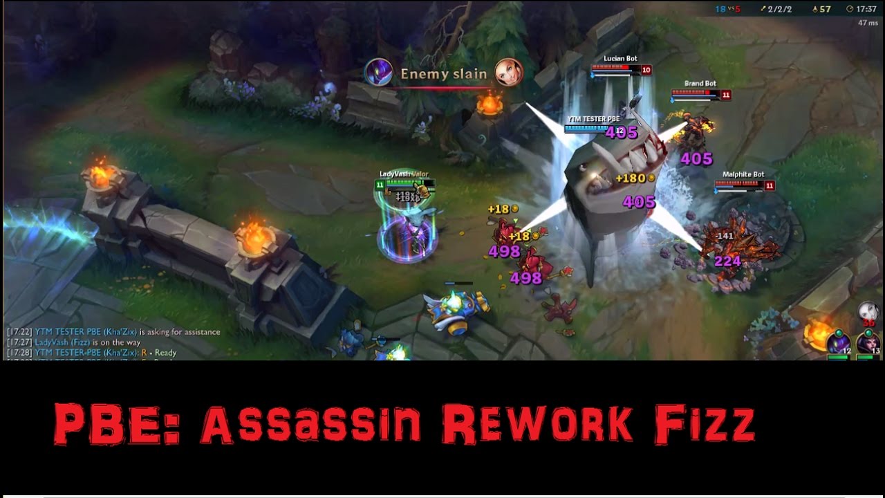 [PBE] Pre-Season Assassin Rework Fizz