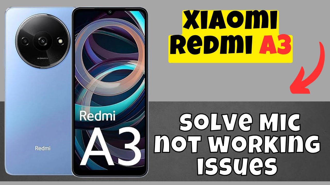 Микрофон не работает во время звонков или записи на Redmi A3 || Как решить проблему с неработающи...