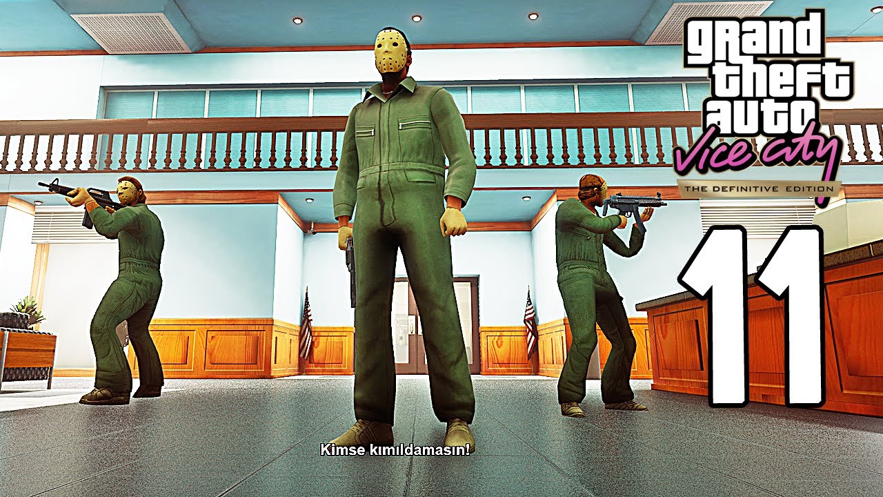 GTA VICE CITY DEFINITIVE EDITION BÖLÜM 11 - BANKA SOYGUNU !