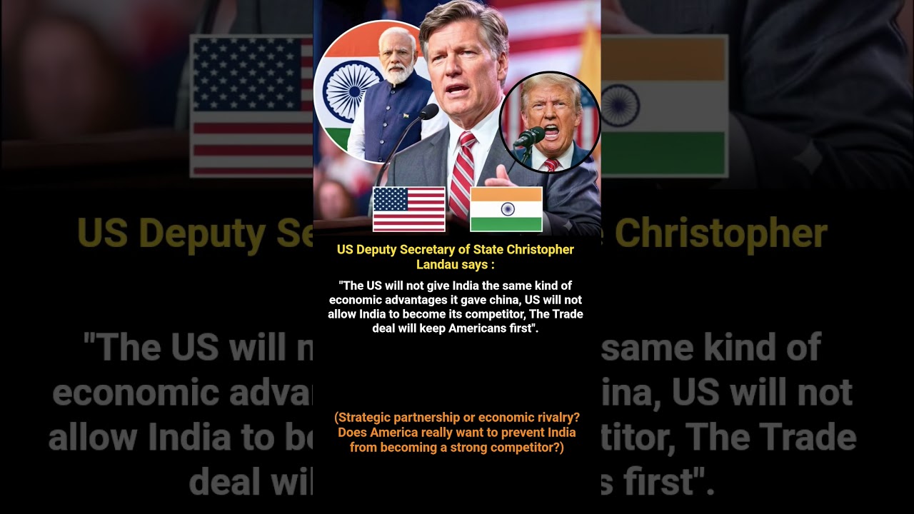 &ldquo;Strategic Partnership or Hidden Rivalry? The U.S. View on India&rsquo;s Rising Economic Power.&rdquo; #shorts