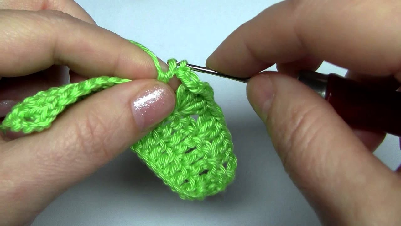 Základy háčkování - Spojené sloupečky. Lekce č.7
