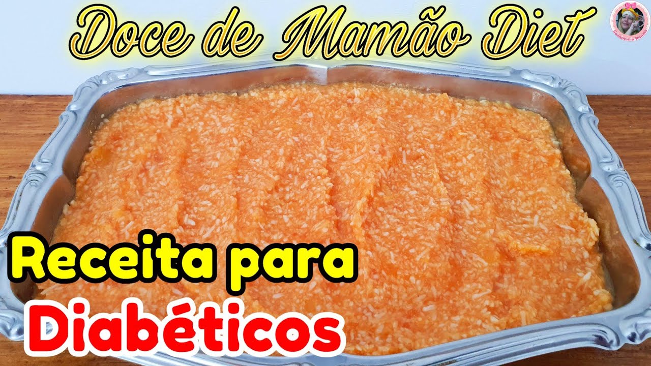 Doce de Mamão sem AÇÚCAR para Diabéticos / Doce de Mamão DIET / Doce Diet de Mamão