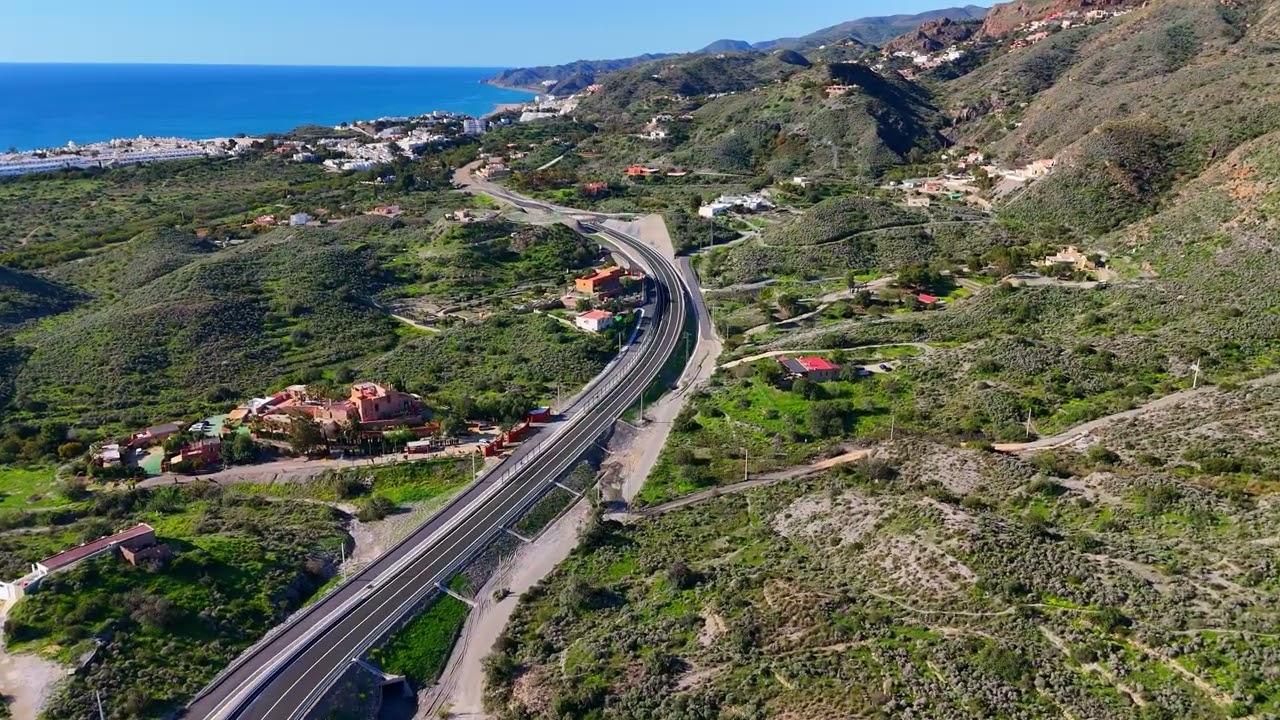 Las Marinas Link Road Mojacar | DJI Mini 4 Pro