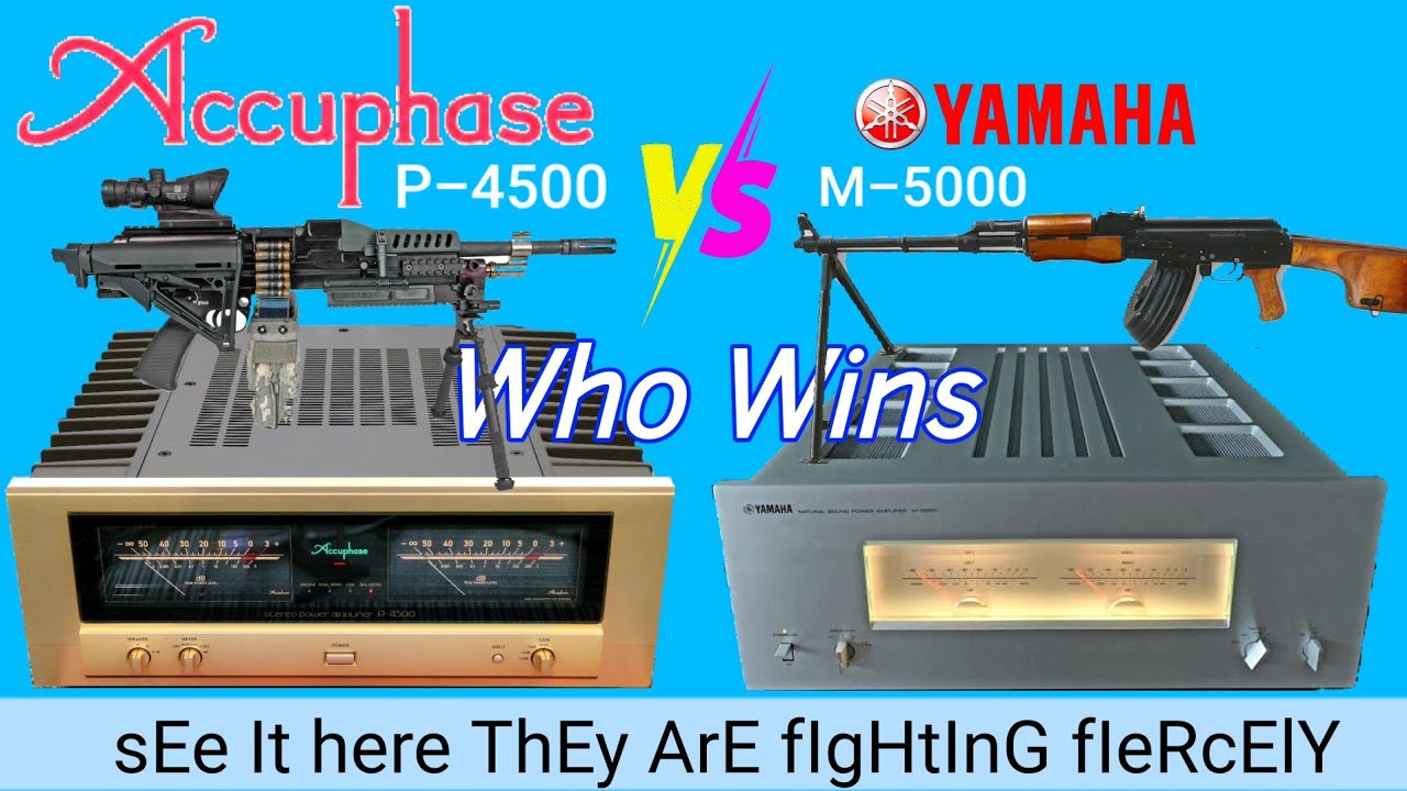 Accuphase P-4500 против Yamaha M-5000: яростная борьба за флагманский усилитель мощности