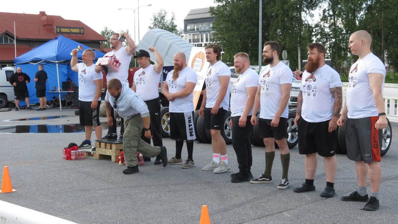 Laihian vahvin mies kilpailu 2024, Suomen vahvin mies 105kg karsintakilpailu
