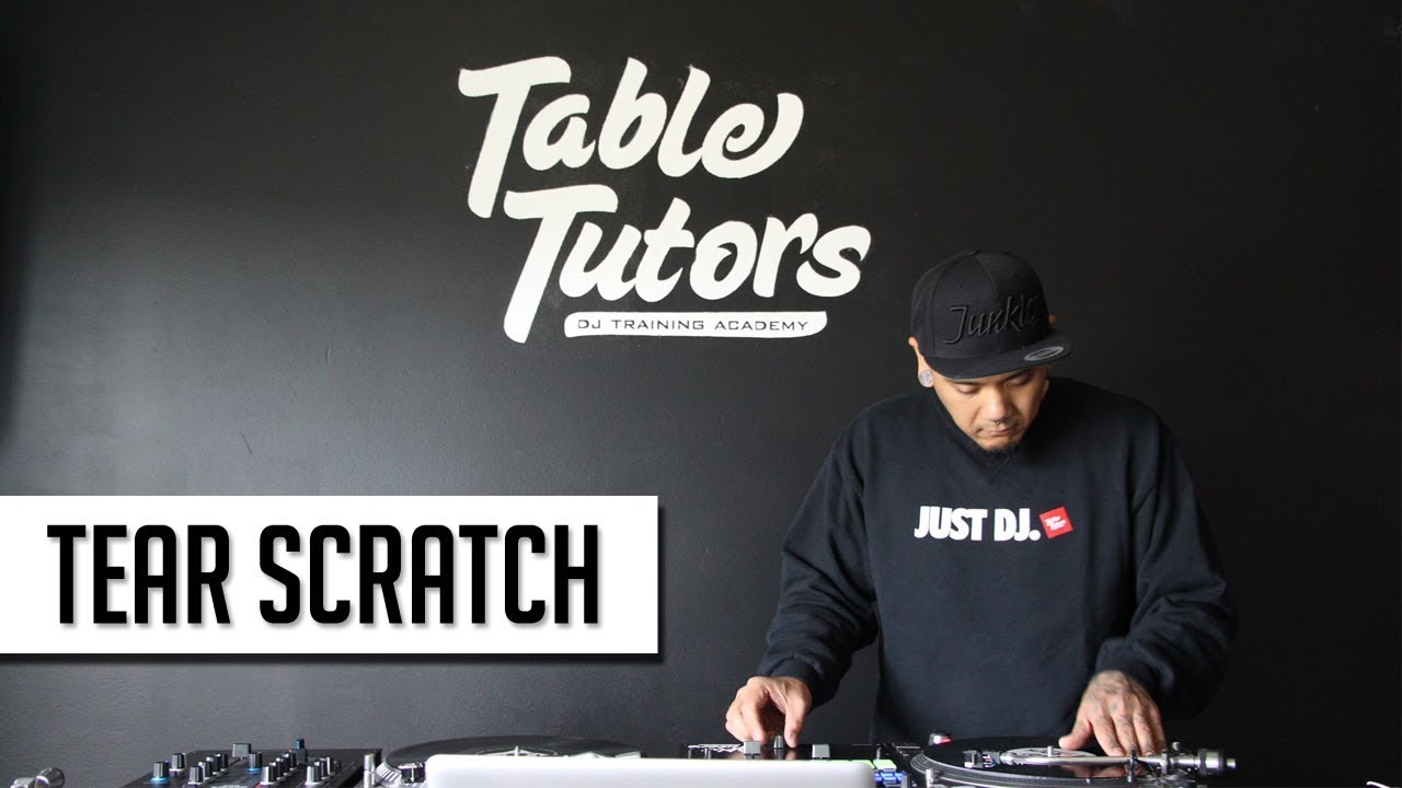 Scratch Tutorial #2: How to do a Tear Scratch | DJ Wundrkut | Tabletutors