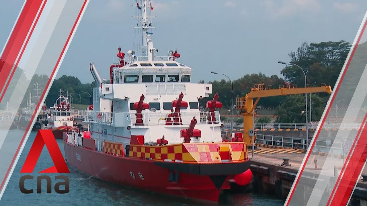 SCDF unveils powerful new firefighting vessels