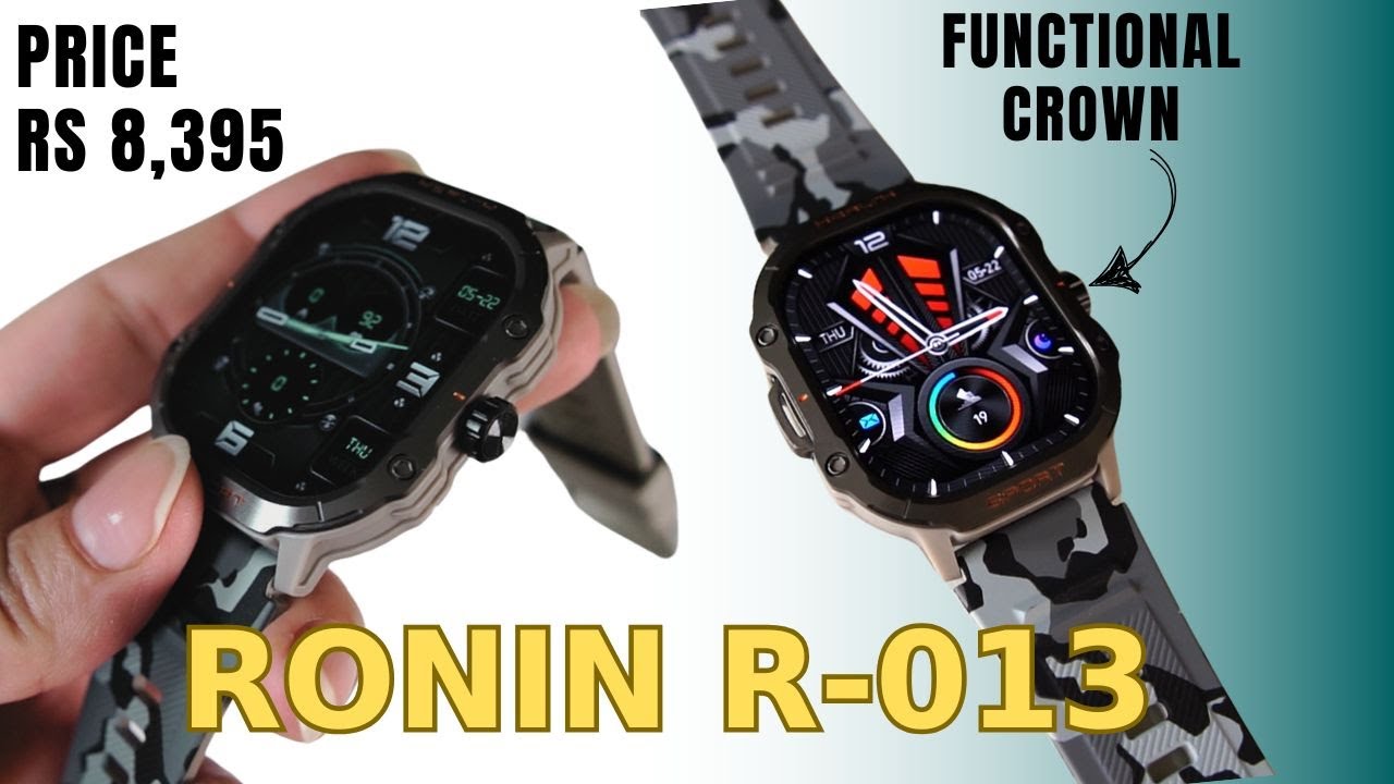 Ronin R013 Review|Smartwatch with Premium Build and Performance