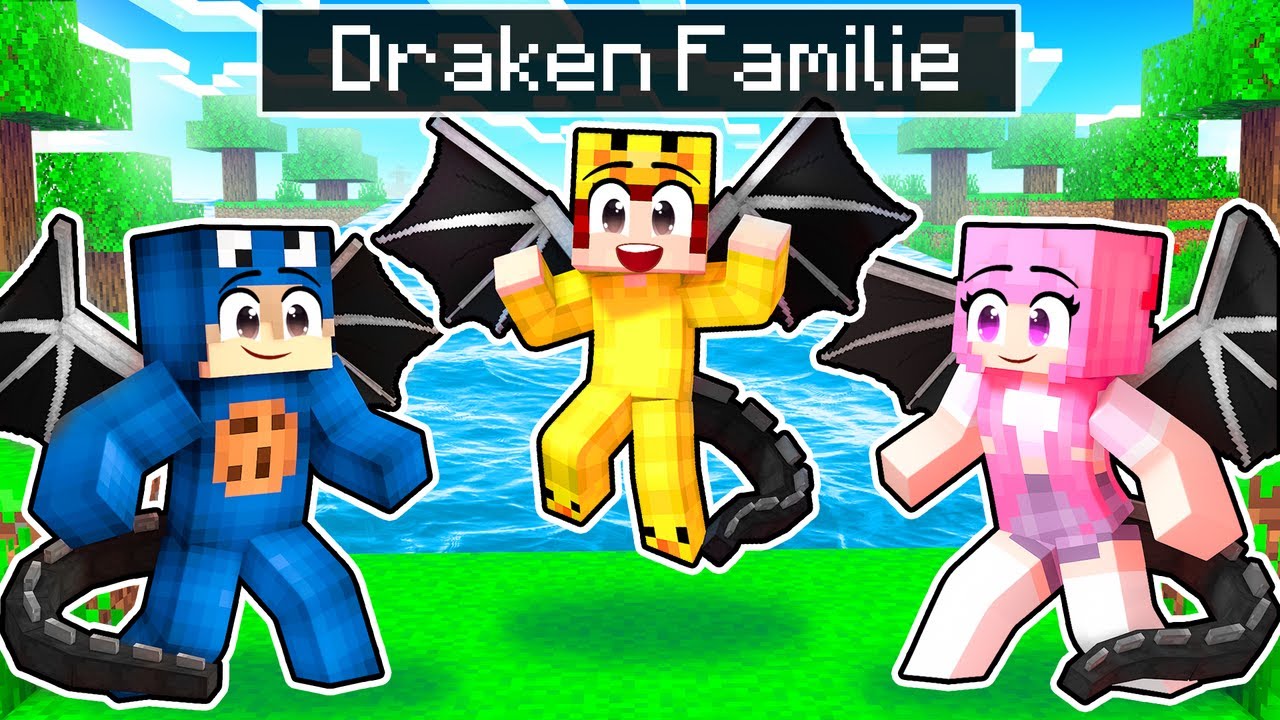 Ik Werd Geadopteerd Door DRAKEN Familie In Minecraft!