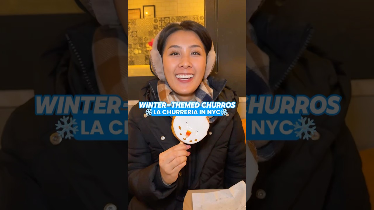 Winter-themed Churros in NYC (La Churreria) #nyc #foodie