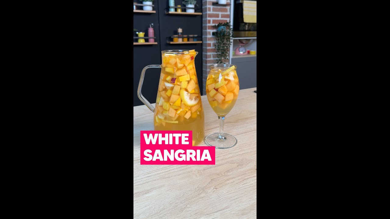 HOMEMADE WHITE SANGRIA 🇪🇸🍹 