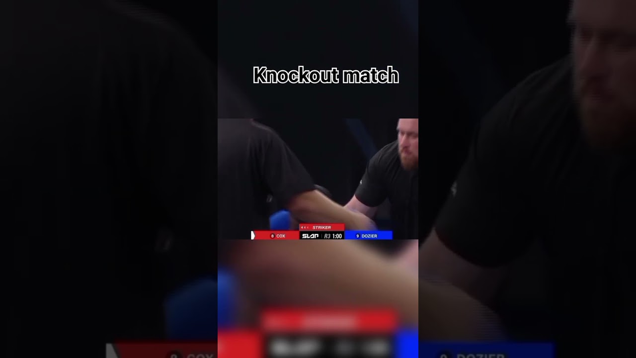 power slap 💥 Heavyweight match (cox vs Dozier)#206-265lbs #fight #trending #shorts