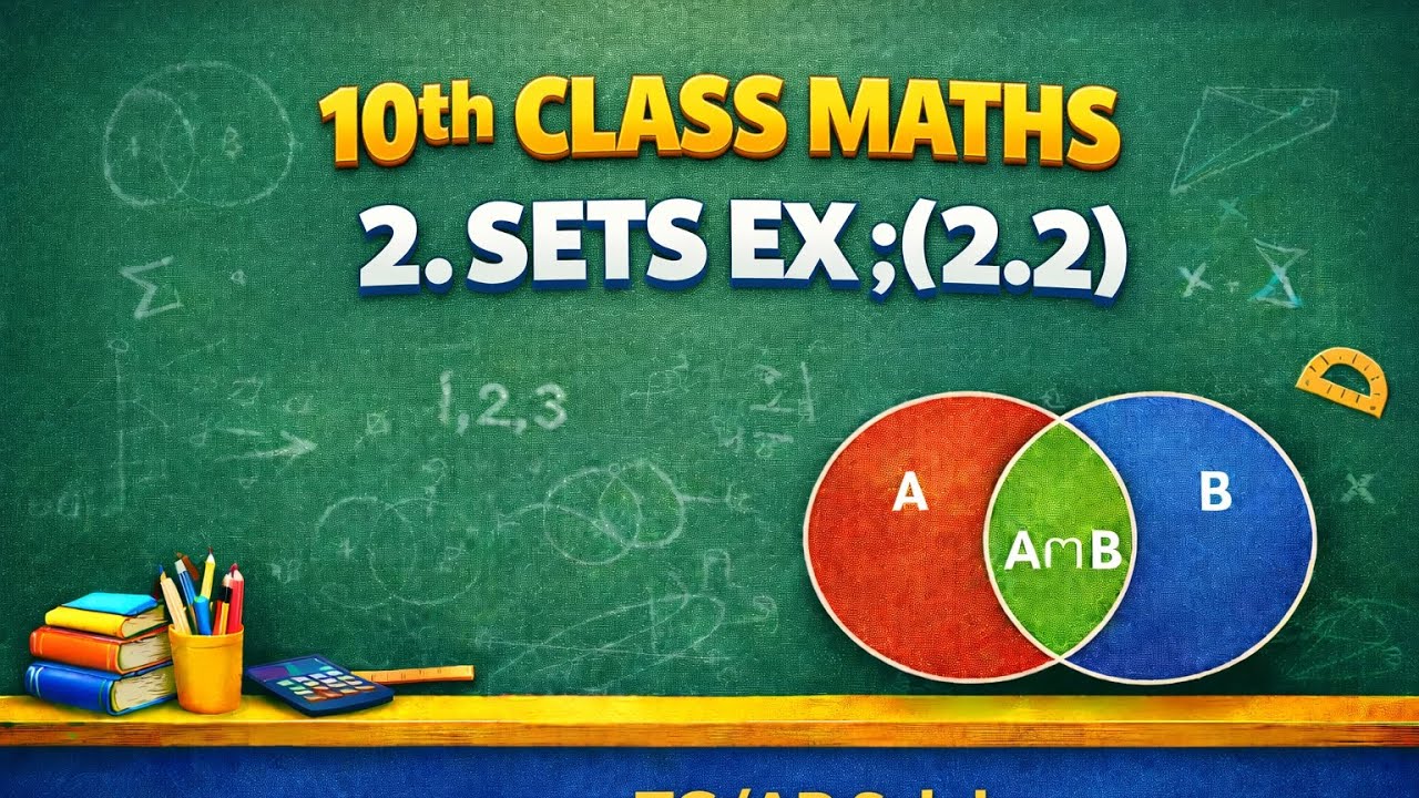Sets Ex: 2.2 | Class 10th | Abdussamad Mathematics