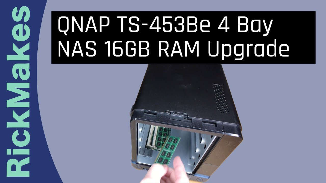 QNAP TS-453Be 4 Bay NAS 16GB RAM Upgrade