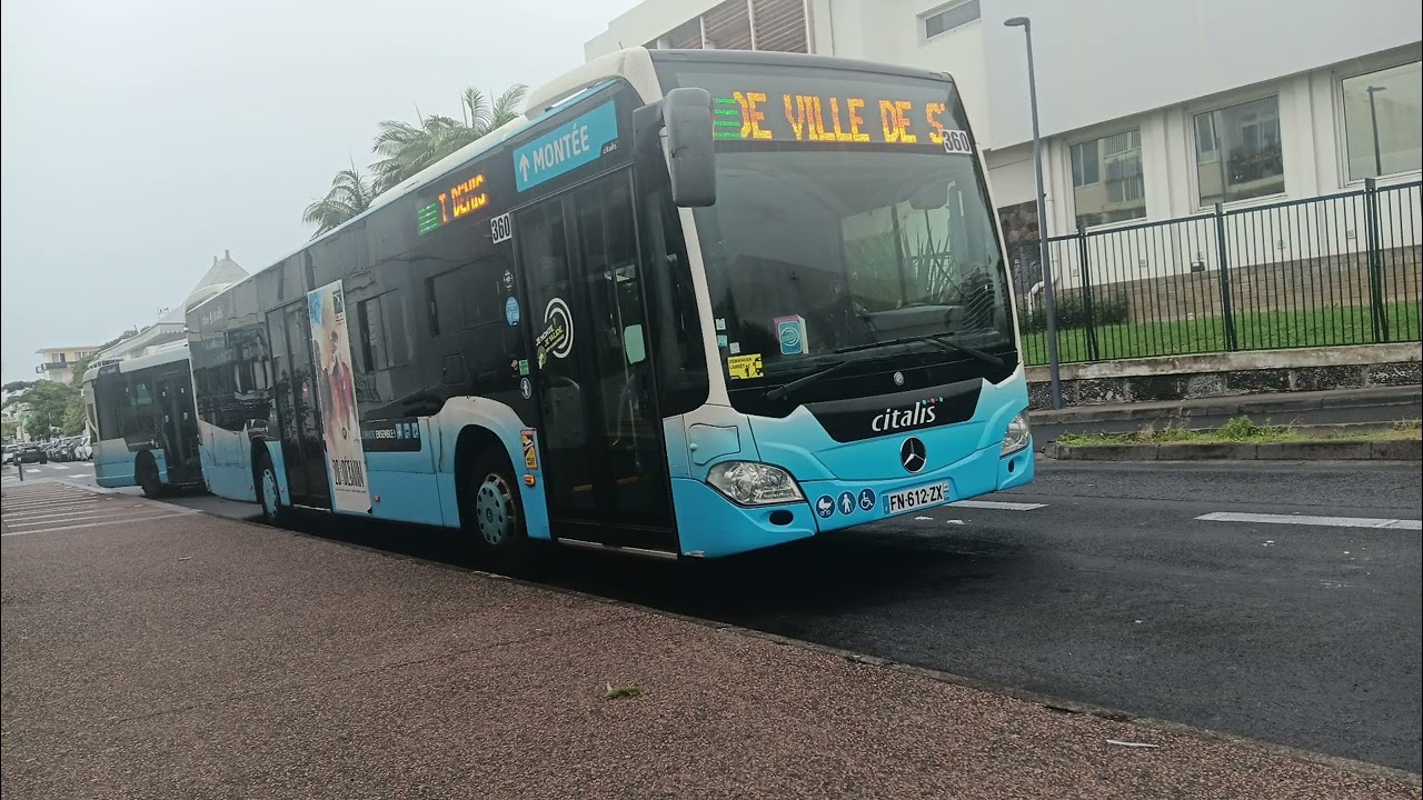 KICKDOWN + VENTILATION ! Mercedes-Benz citaro C2 n°360 Ligne 10 Réseau Citalis 