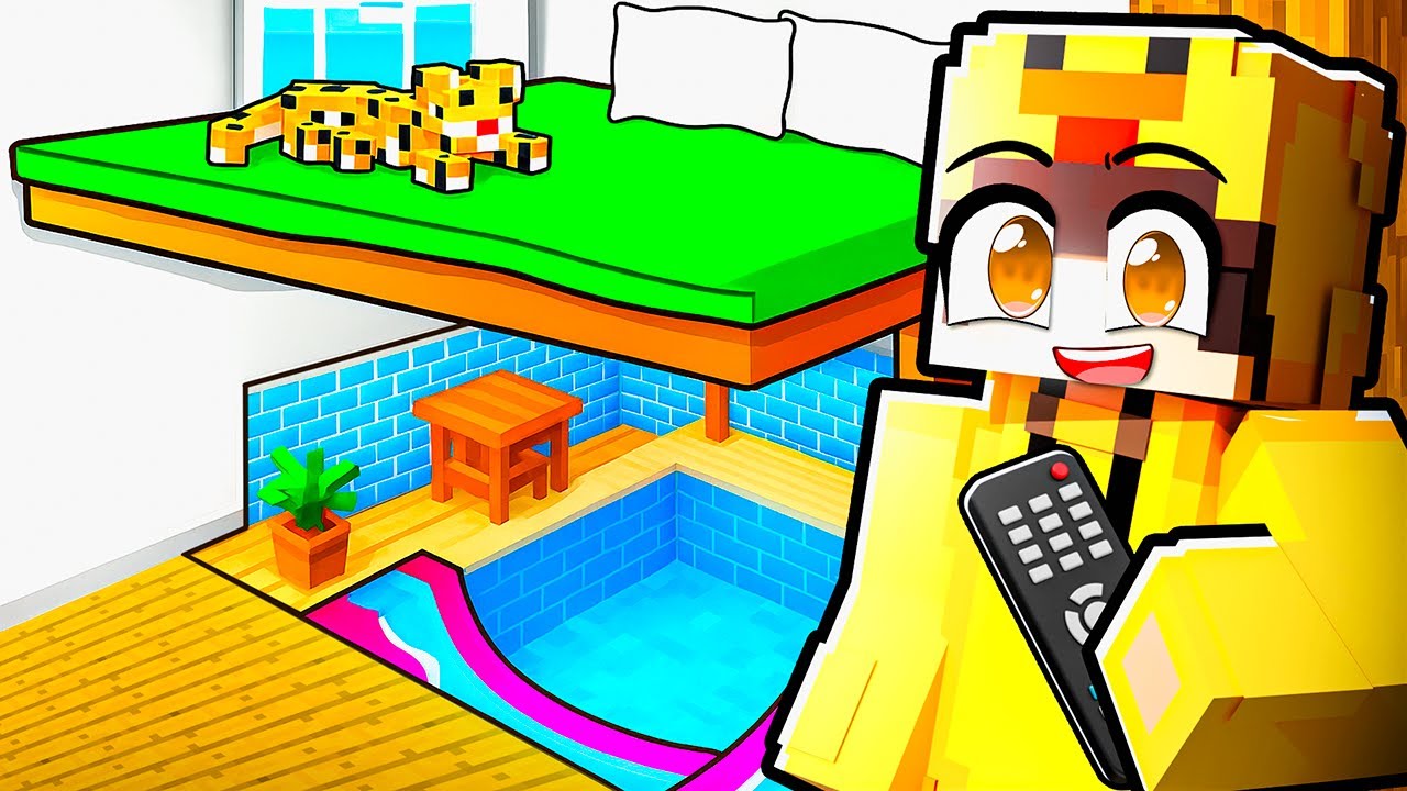 NAPRAVIO SAM TAJNI BAZEN U KUĆI U MINECRAFTU