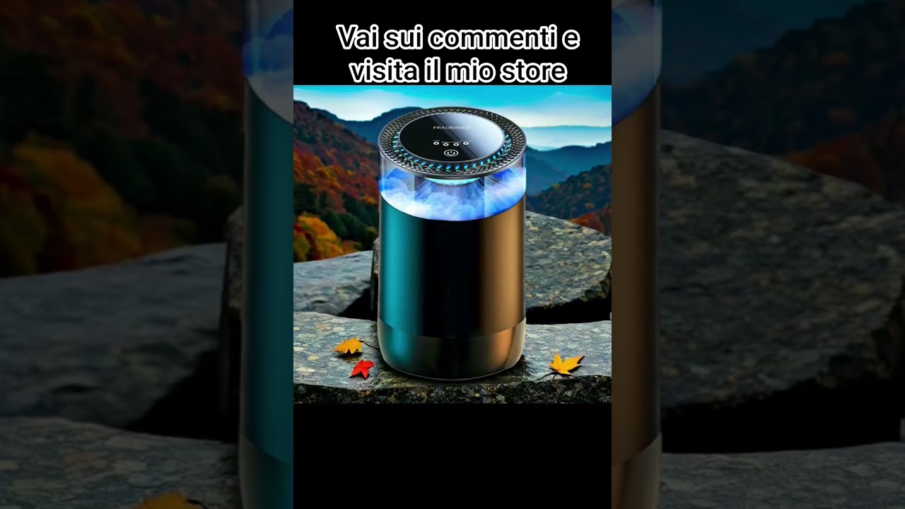 Deodorante per auto intelligente, diffusore di olioessenziale.