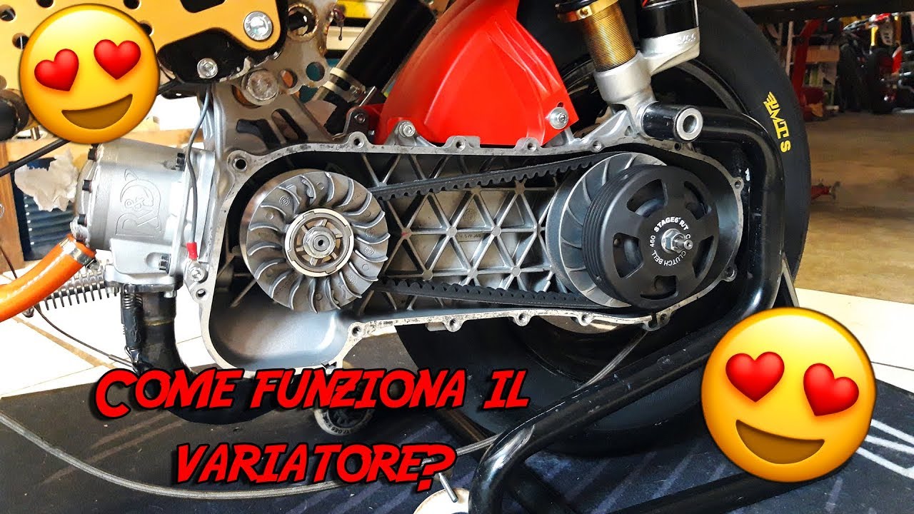 COME FUNZIONA IL VARIATORE?🤔 [TRASMISSIONE SCOOTER]🚀