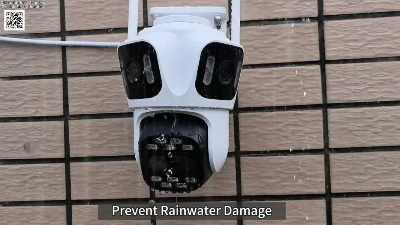 Smart Security Camera — 3 Lenses, AI Tracking From Temu