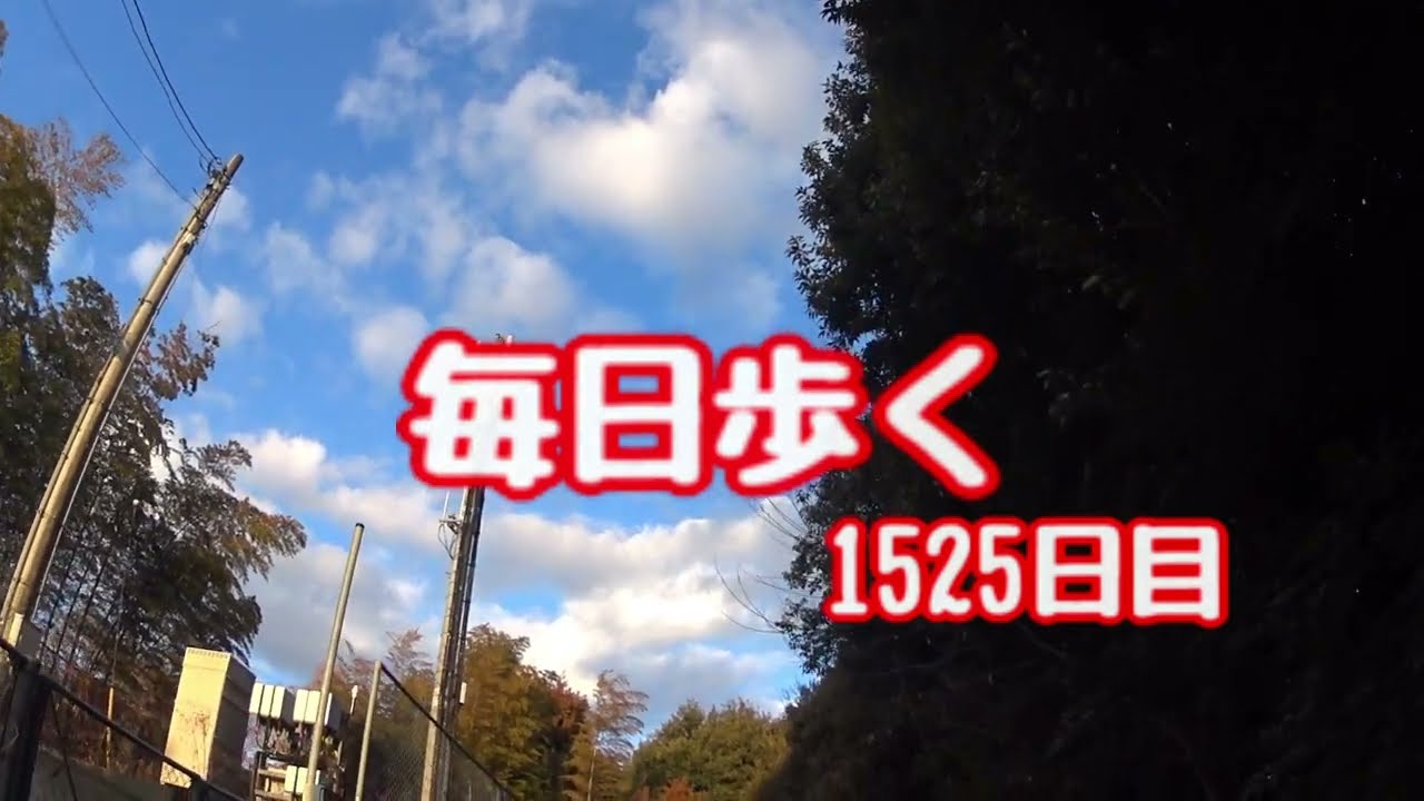 毎日歩く：1525日目