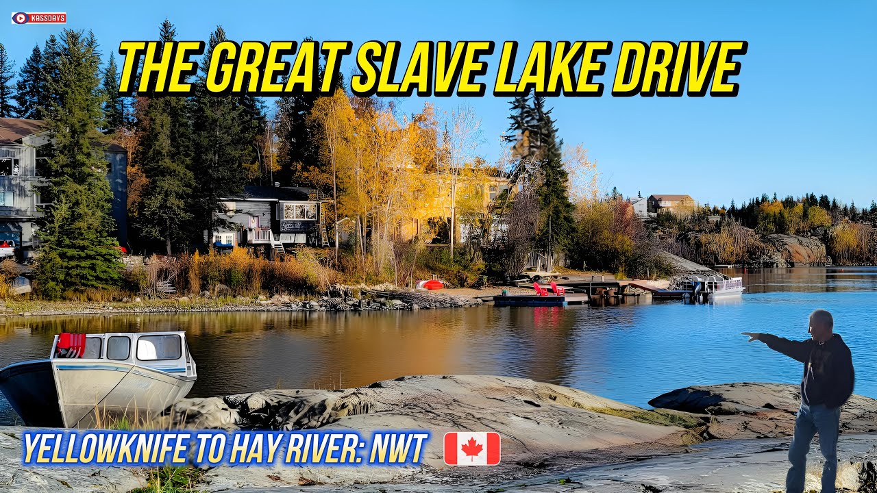 Canada's Deepest Lake! 🇨🇦 The Epic Drive from Yellowknife to Hay River