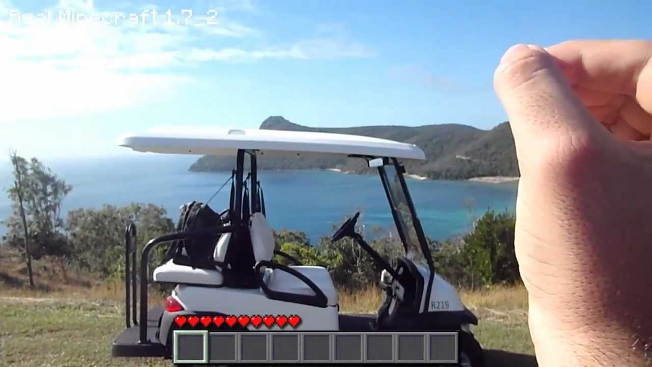 Real Life Minecraft - Golf Cart Carnage