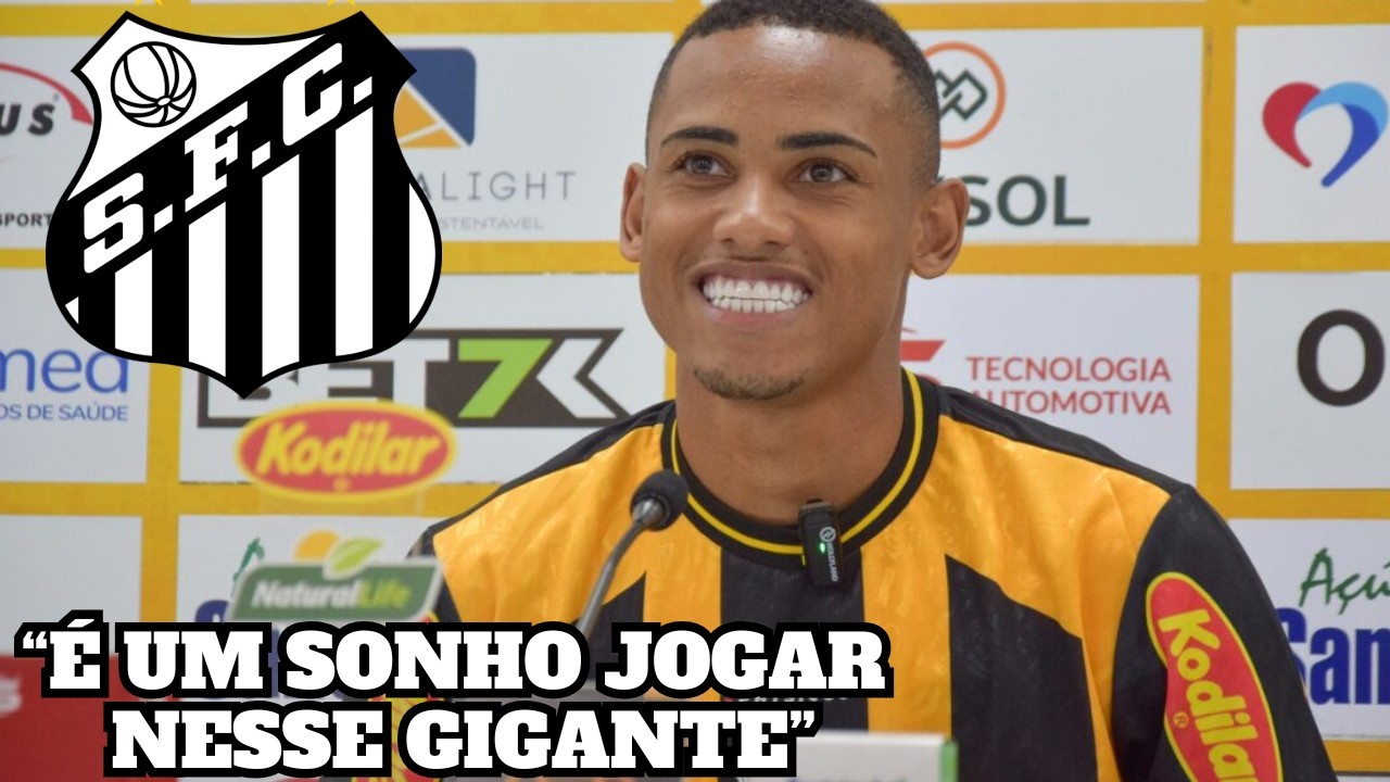 SANTOS CONTATA DESTAQUE DO PAULIST&Atilde;O! ACABOU DE ANUNCIAR! NOT&Iacute;CIAS DO SANTOS
