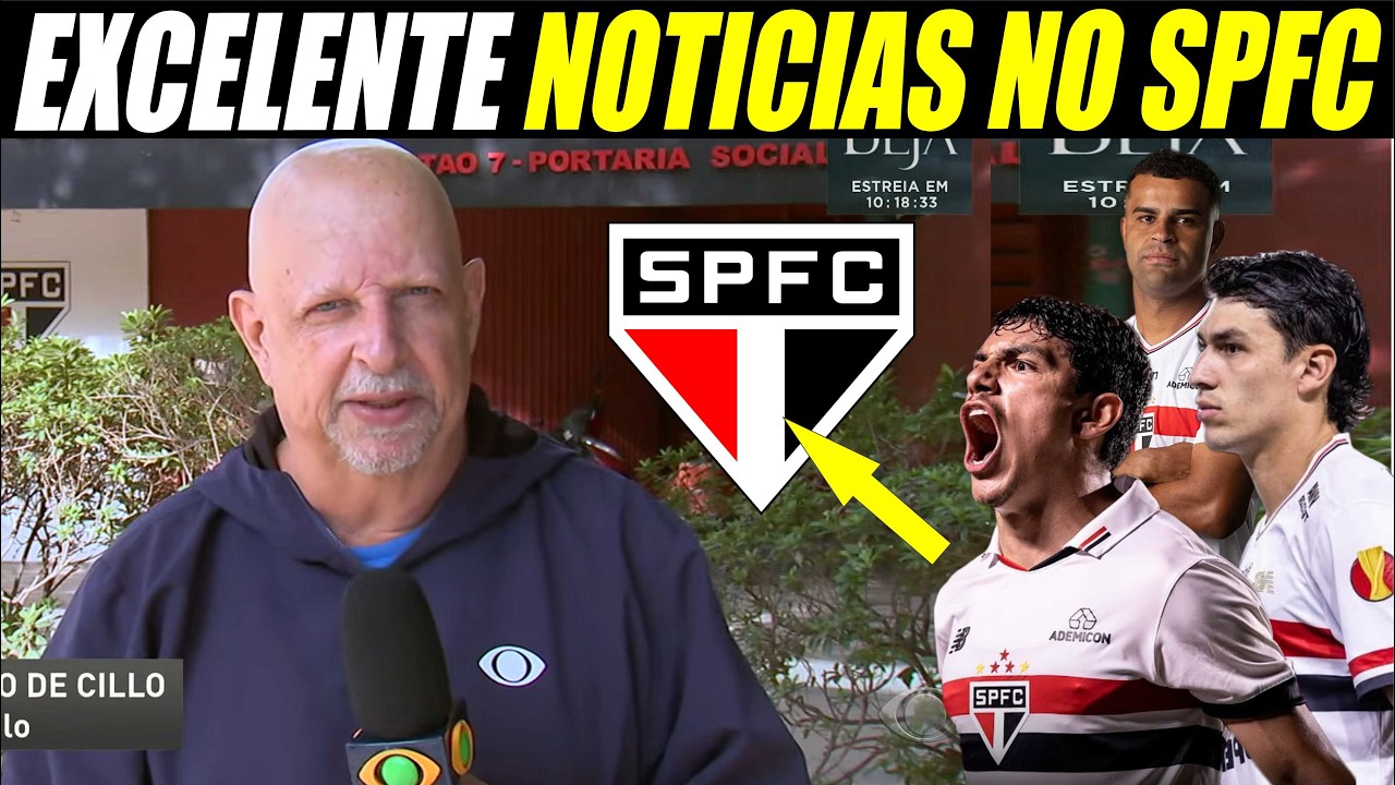 REFOR&Ccedil;O VOLTA DE EMPR&Eacute;STIMO | DUAS SA&Iacute;DAS CONFIRMADA NO SPFC | ULTIMAS NOT&Iacute;CIAS do S&Atilde;O PAULO