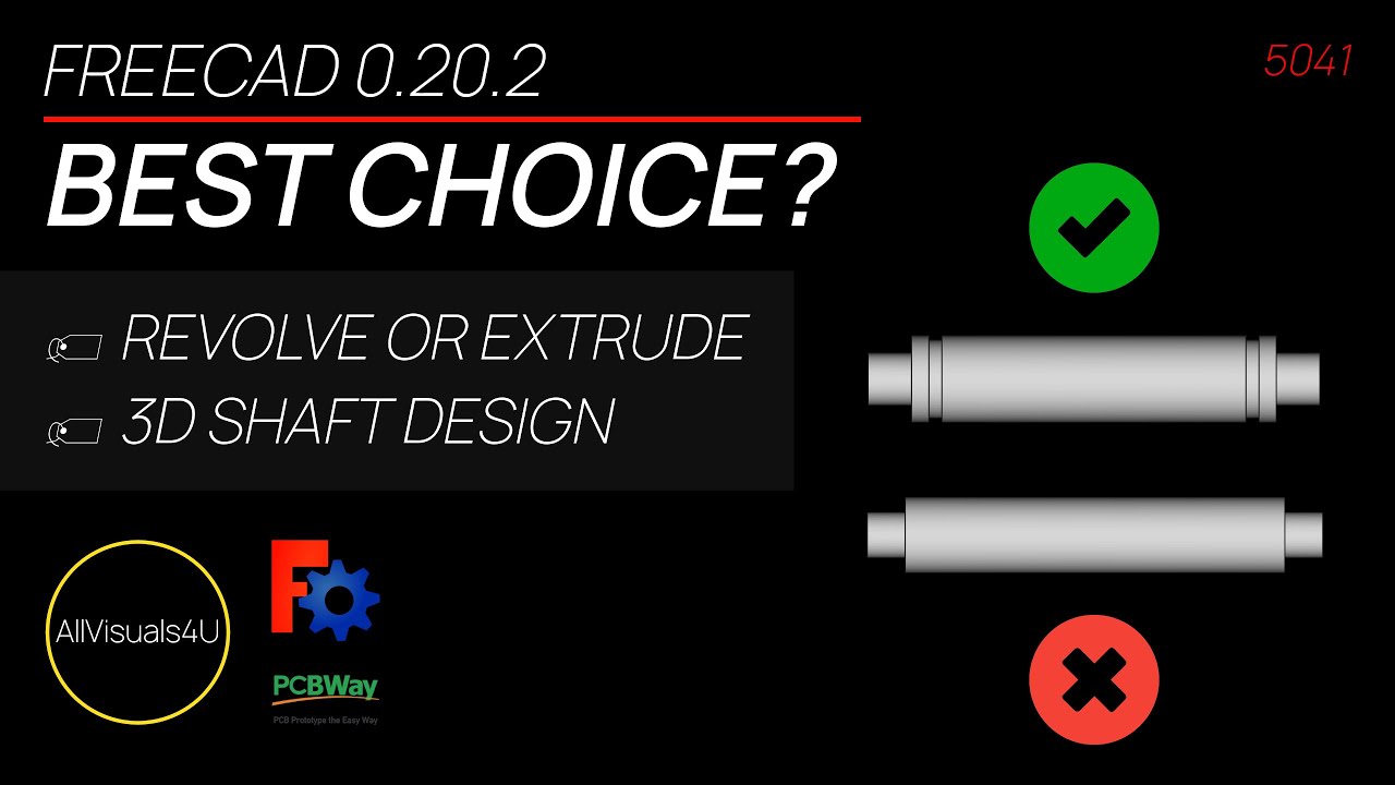 🤔What To Choose? Revolve Or Extrude - FreeCAD Part Design Tutorial - Free CAD Software For Beginners
