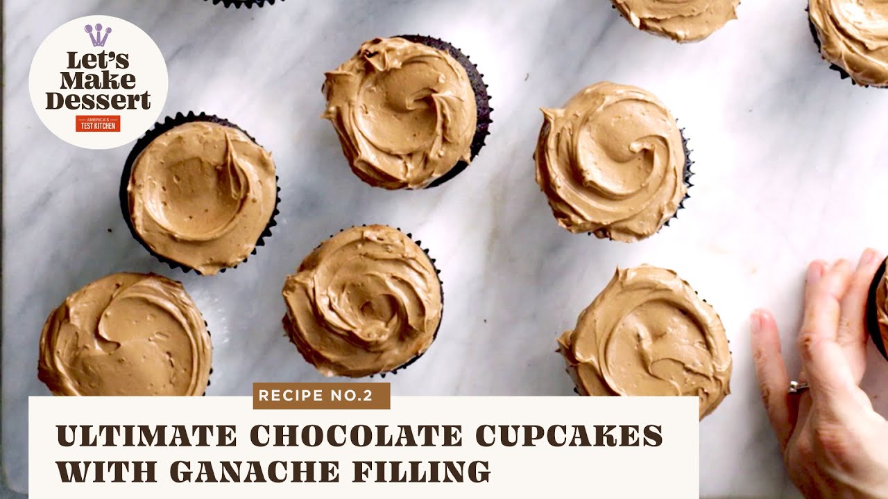 How to Make the Ultimate Chocolate Cupcakes with Ganache Filling | Let's Make Dessert