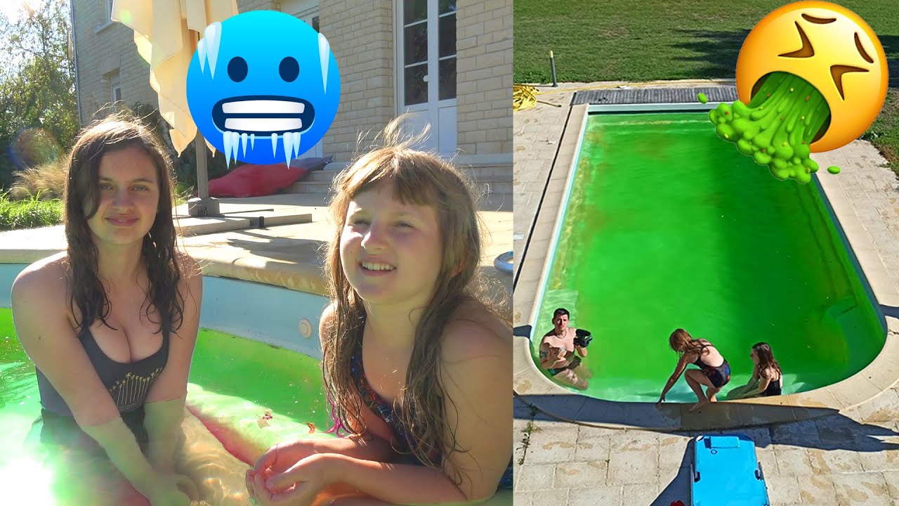LE DERNIER QUI SORT DE LA PISCINE SALE ET FROIDE GAGNE !