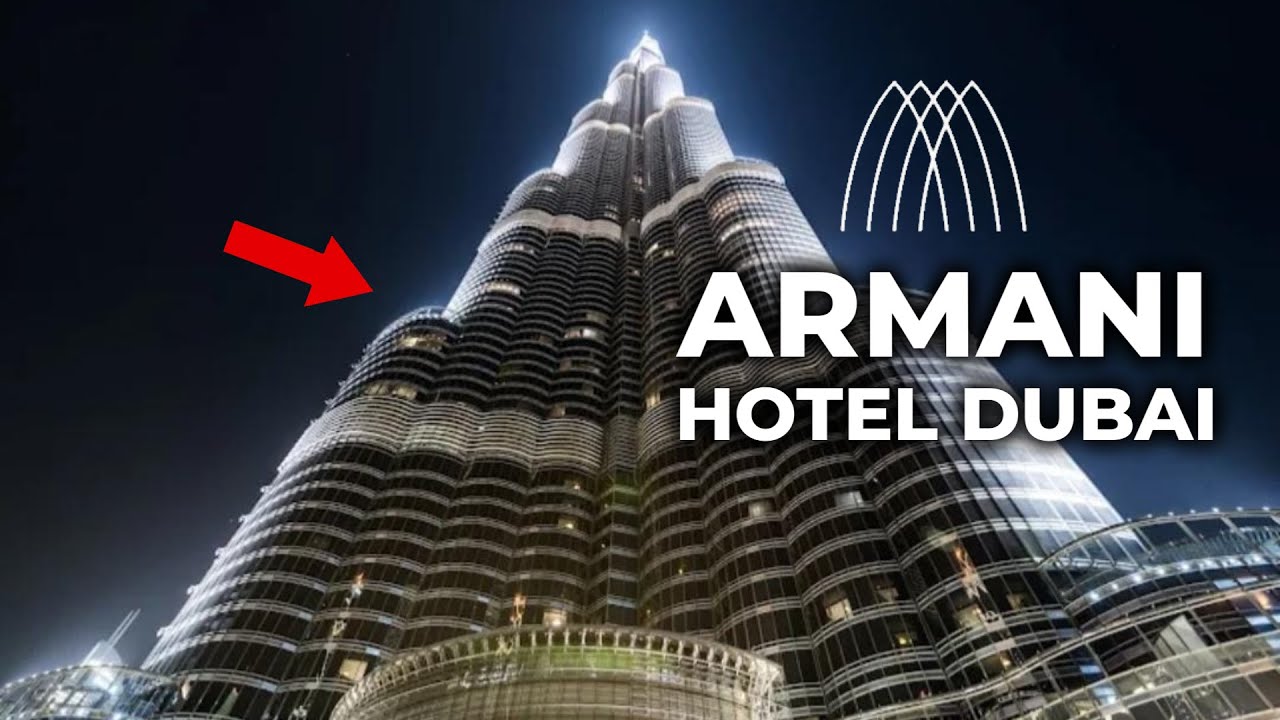 Лучший 7-звездочный отель в Дубае: роскошный отель Armani в Бурдж-Халифе.