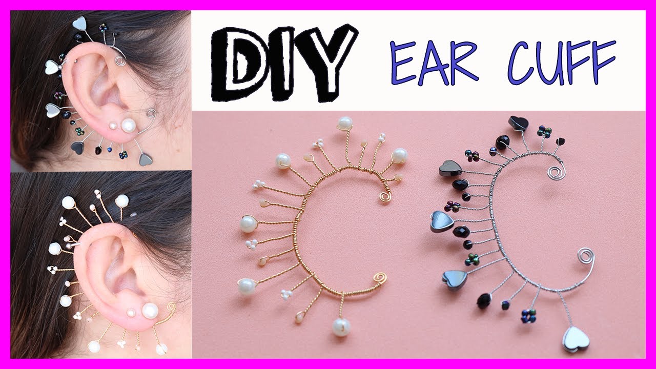 Cómo hacer un EAR CUFF 💟 o ARETE SOLITARIO paso a paso 💫