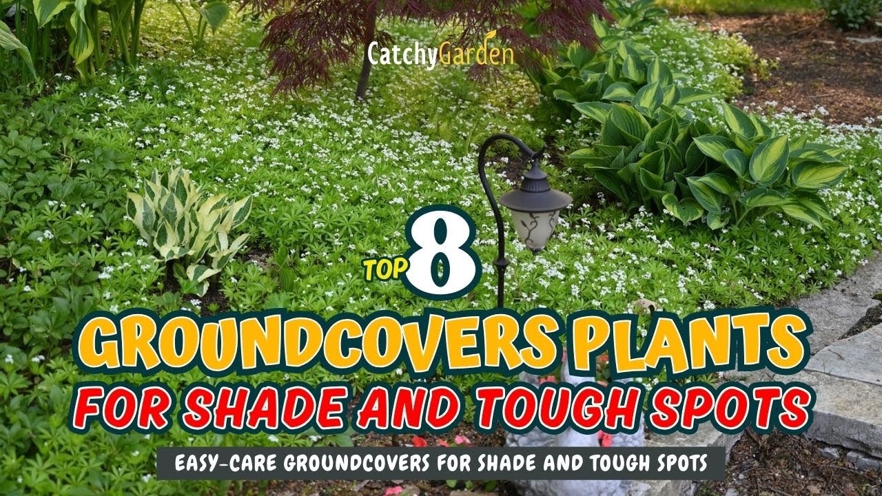 TOP 8 GROUNDCOVERS FOR SHADE and TOUGH SPOTS! 🌺🌳🌸 // Gardening Ideas