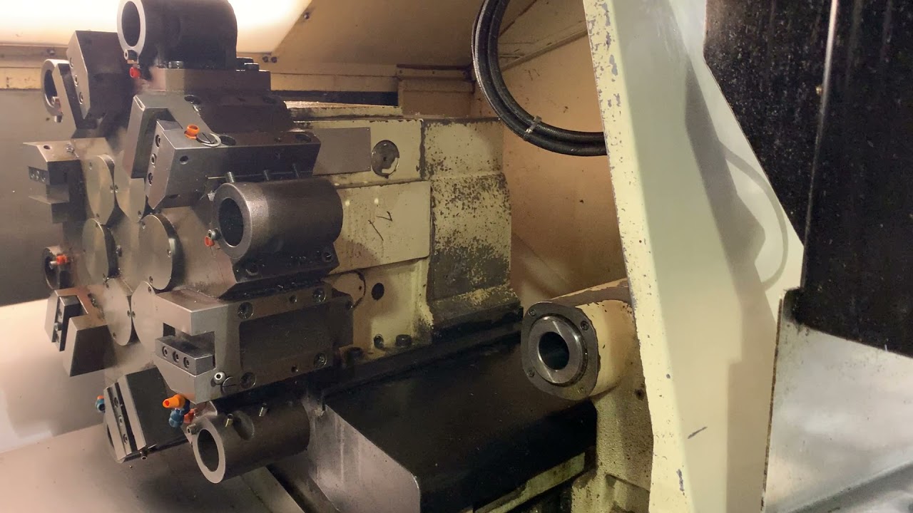 Wasino LJ-102 CNC lathe Fanuc OT Programmable Tail Stock