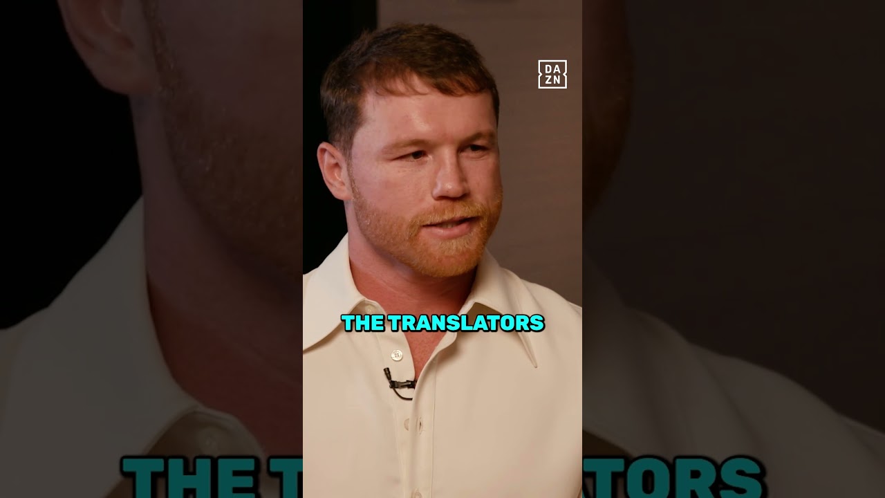 How impressed are you with Canelo's English throughout the years?  🤔 #shorts