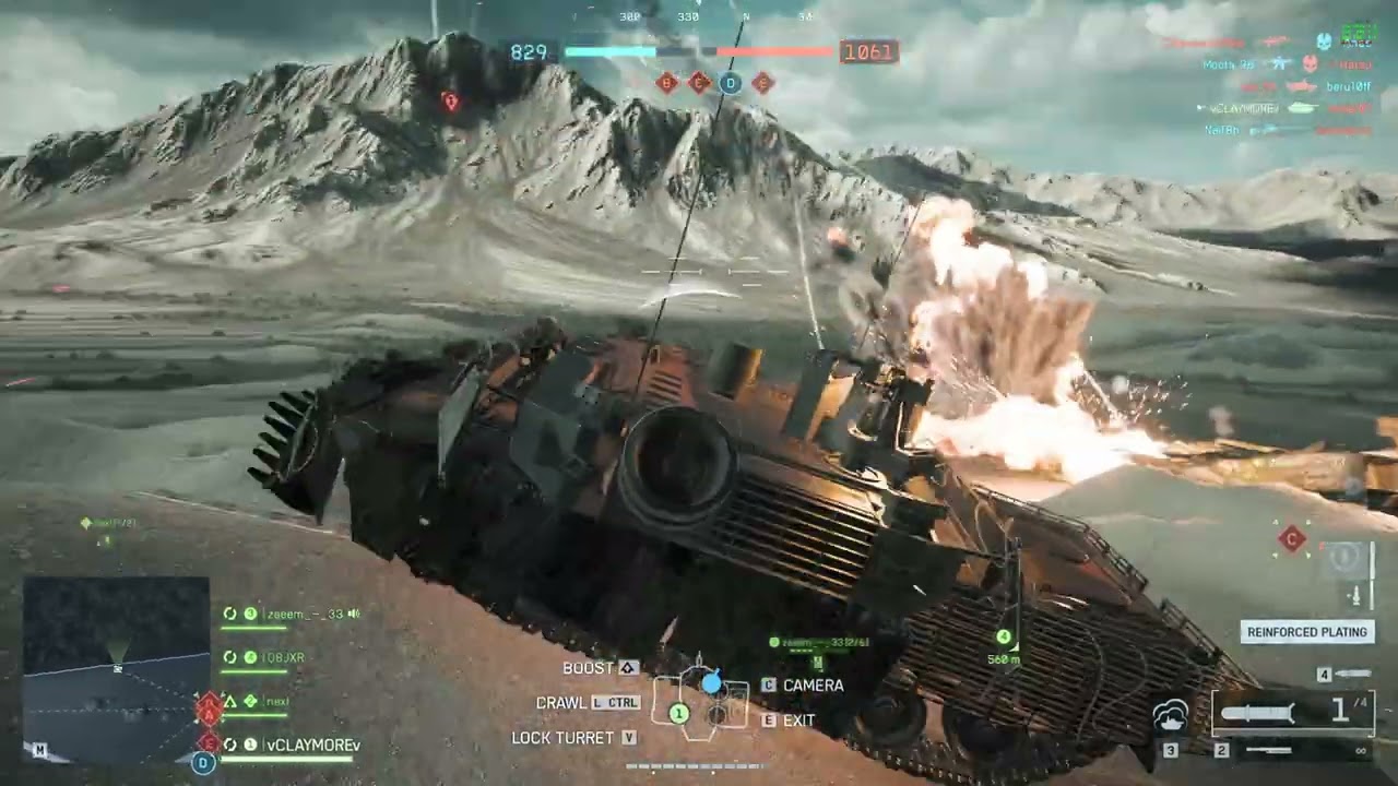 BF6 Tank VS Air Full one hour part one